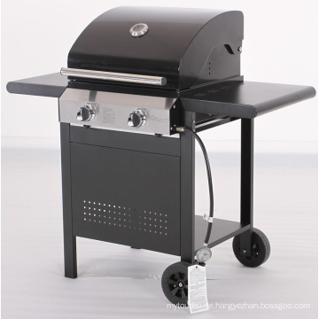 Günstige 2 Brenner Barbecue Gasgrill mit Trolley